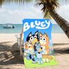 Beach Towel with Bluey Pattern - soft,absorbent,machine washable Lightweight&Modern,swimming,Travel Essentials