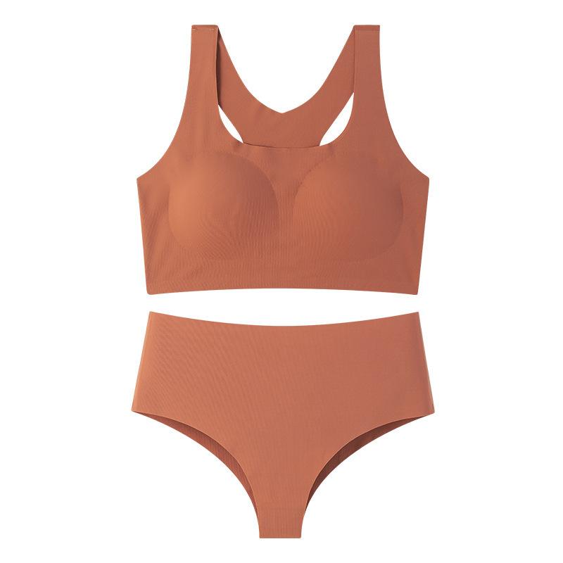 Sports Seamless Steel Rim Bra Female Sexy Gather Top Tank Top Women's Bra Underwear