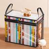 1/2pcs Storage Bag Dust-Proof Toy&Book Large Capacity PVC Multifunctional Storage Box Portable with Handle Foldable