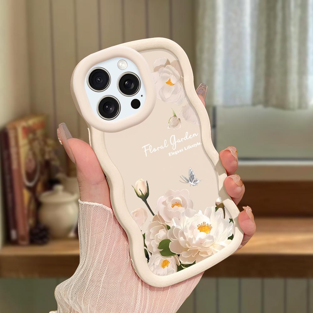 Big Wave Edge Miękki silikonowy materiał Macaron Etui na telefon Odporne na wstrząsy Ochronne gumowe etui na iPhone'a Samsunga Huawei Honor Xiaomi Redmi OnePlus Moto
