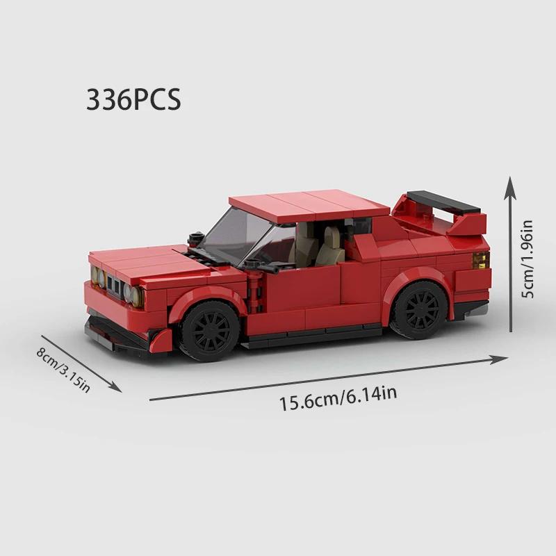 City MOC Speed Rally Sport Racing Vehicle Police Cars Classical Model Building Blocks Super Race Brick Technical Christmas Gift
