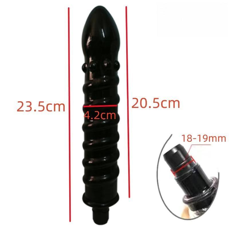 Fascial Gun Dildo Head Vibrator for Erotic Simulation (18~19mm)
