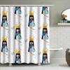 Anime Shower Curtain Japanese Otaku Decor Washable Bathroom Curtain Home Decor Backdrop Artistic Pattern Anime Gift