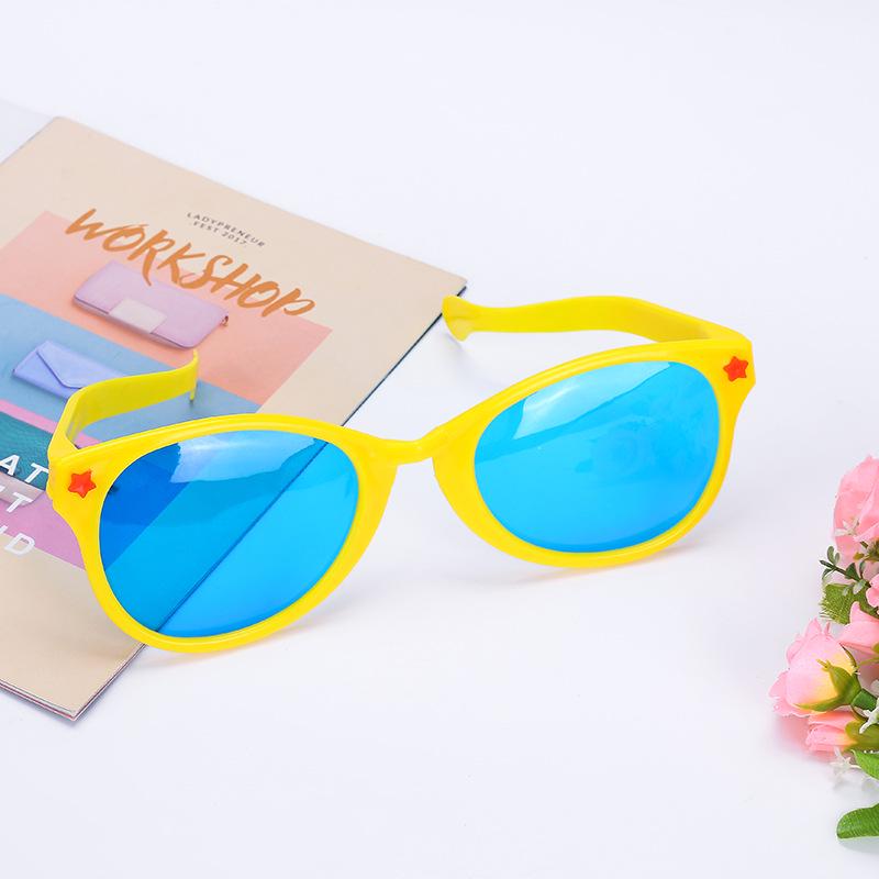 

Цветные овальные очки-новинки для вечеринок и карнавалов 26*9