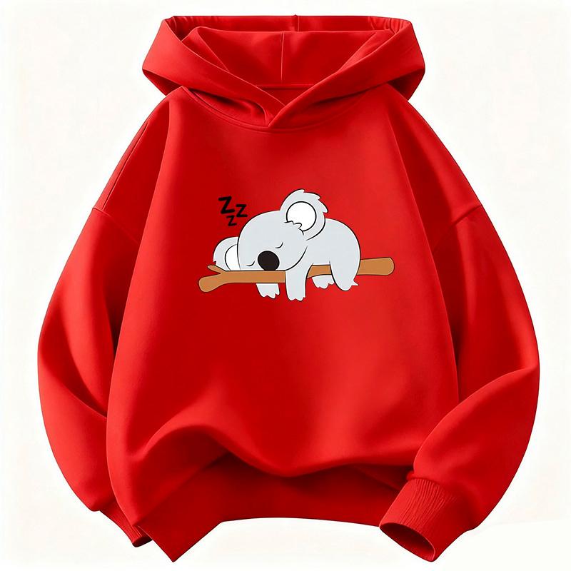 Kawaii Sloth Graphic Hoodie Kids Children's Sweatshirt Hoody for Boys Girls Cartoon Kawaii Casual Hoodies