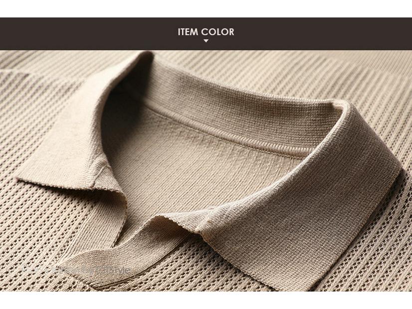 Men's V-Neck Knit Sweater - Autumn/Winter Korean Style, Youthful, Comfortable, Loose Fit Polo Top