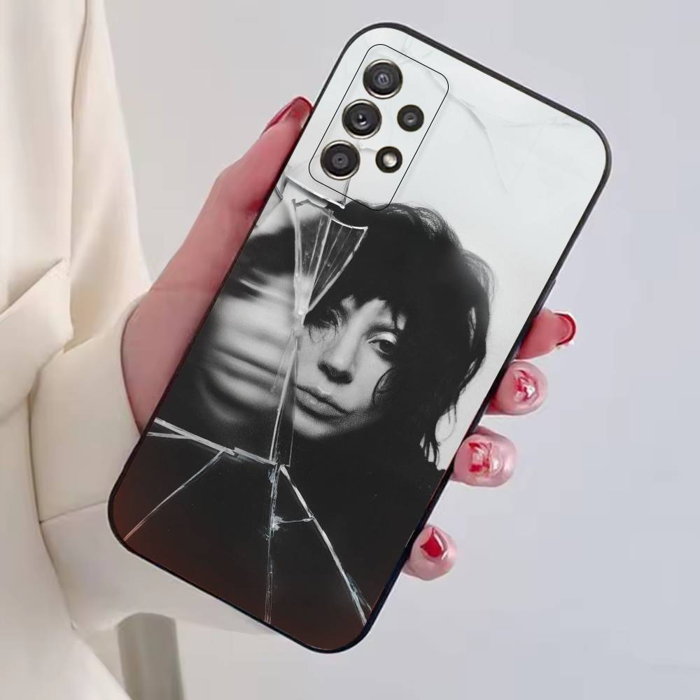 S-Singer L-Lady Gaga Phone Case For Samsung S25,S24,S21,S22,S23,S30,Ultra,S20,Plus,Fe,Lite,Note,10,Black Cover