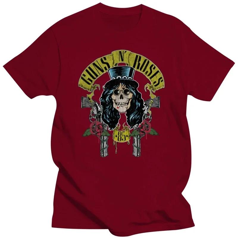 men summer fashion t-shirt Black men t shirt euro size Tshirt men cotton tops Guns N‘ Roses ‘Slash 85‘ T-Shirt