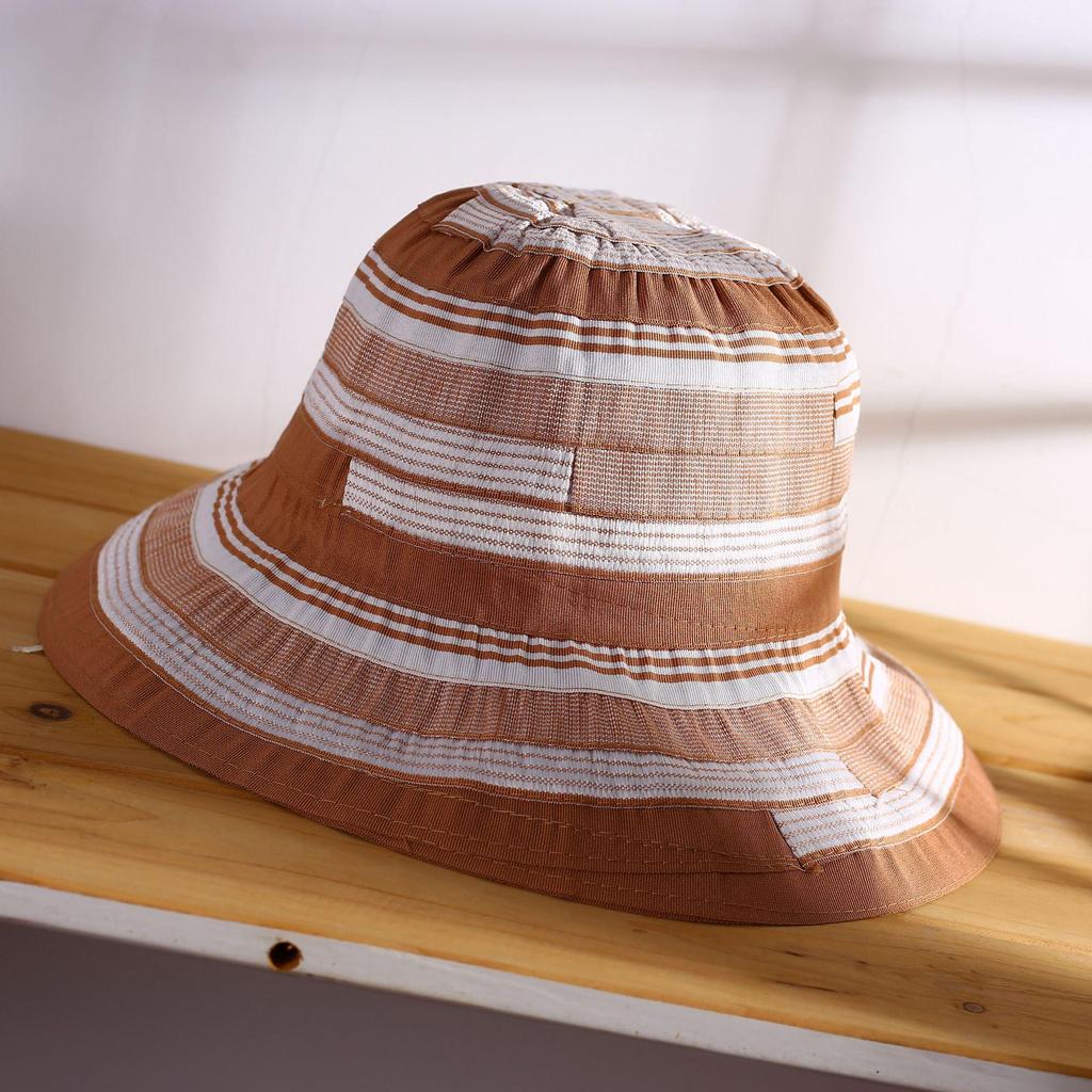 Women's Color Block Japanese Fisherman Hat - Lightweight, Foldable, Sunscreen Sun Hat for Spring & Summer