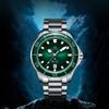 Sea Gull Ocean Automatic Mechanical Movement Steel Strap Watch Men's Watches Green Dial 816.92.1210