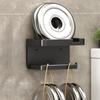 Multi-functional  Bathroom Wall-mounted Storage Box Toilet Paper Holder, Tissue Box Shelf, Phone Stand