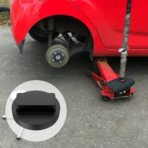 Jack Pads, Set of 2, Rubber Jack Pads, Suitable for BMW Models, Prevents Car Injury When Lifted, Anti-Slip, Easy to Use, Car Repair Tool