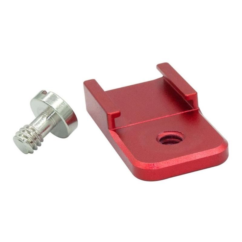Universal DSLR Camera Mount Adapters Aluminum Alloy 1/4inch Screw Hole For Microphones LED Light Rig Access Tripods Compatibility