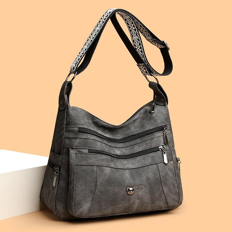 Multi Pocket Versatile Single Shoulder Crossbody Bag