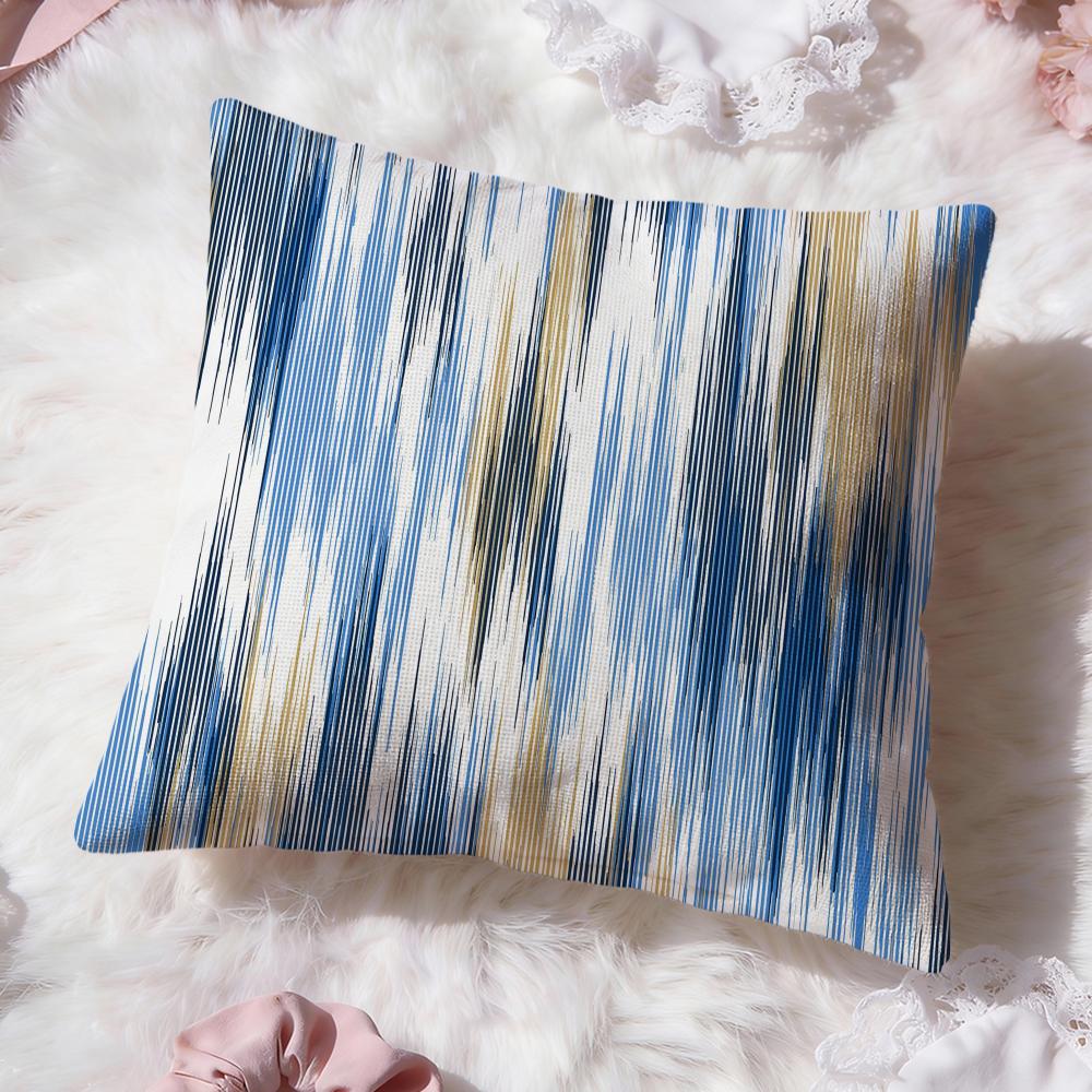 Stripes intersecting Cushion Cover Premium Comfort Reversible Pillow Cove Two in One Design for Any Room Car Interior