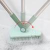 Shower Brush Triangular Head Floor Scrub Brush with Long Handle Tile Tub Scrubber Stiff Bristles for Bathroom Kitchen Wall