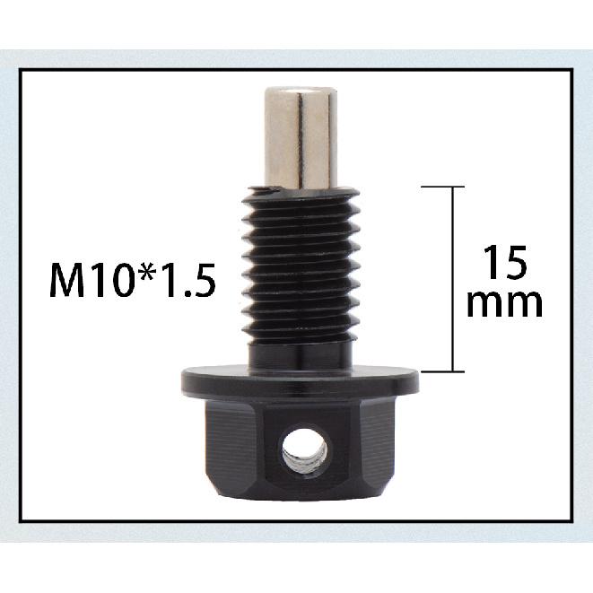 Universal M8*1.25 M10*1.5 M12*1.5 M14*1.5 M16*1.5 M18*1.5 Magnetic Oil Drain Plug Oil Drain Sump Nut (A Lot of Sizes Available) Oil Drain Plugs 3