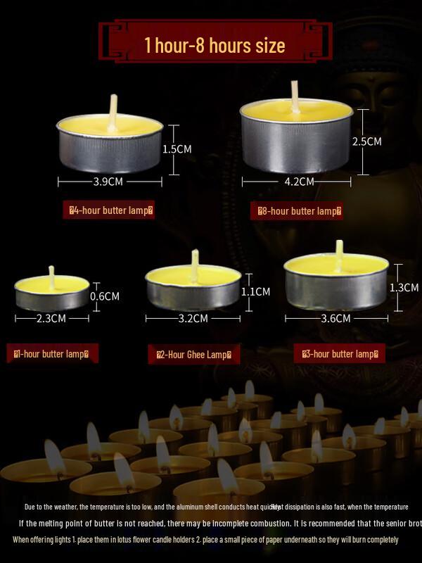 Ally's Smokeless Buddhist Ghee Lamps