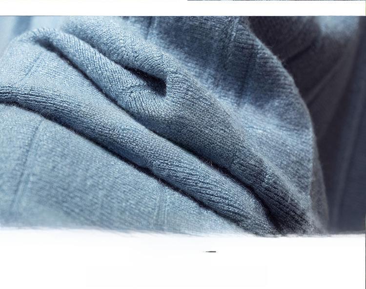 A-Linien-Rock aus Wollstrick mit hoher Taille – Faltenrock im College-Stil für Damen im Herbst/Winter mit Pullover
