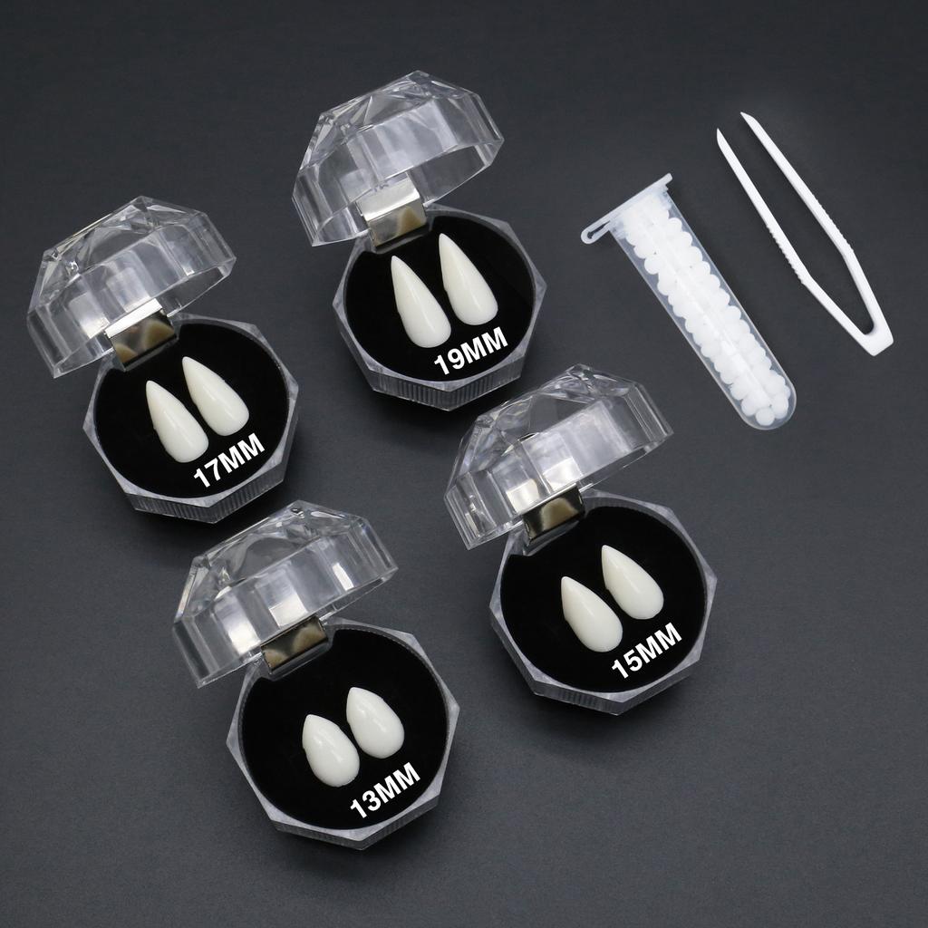 Halloween Vampire Dentures Zombie Teeth Tiger Teeth Cosplay Masquerade Party Props