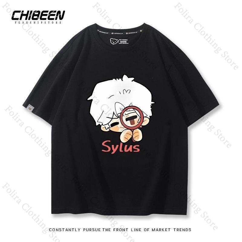 

Game Love and Deep Space Sylus Print Tshirt Summer Tops Short Sleeve Tee Casual Womens Tshirt Daily Womens Clothes 3XL