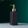 300ml Luxury Marble Glass Soap Dispenser Pump Bottle Square Refillable Shampoo Bottles Nordic Shower Gel Empty Bottles