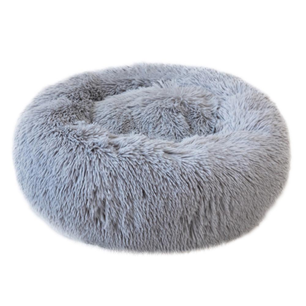 

Плюшевая лежанка для животных 80cm светло-серый