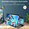 12 Inch Phone Screen Amplifier Removable Phone Stand Magnifying Glass Stand Magnifier Hd Video Amplifier Enlarged Screen Bracket