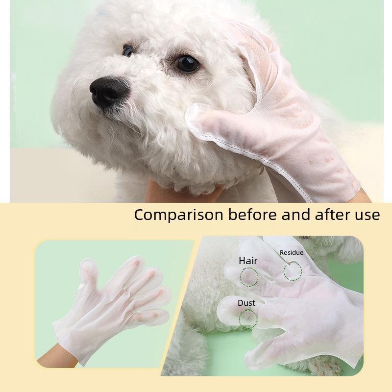 Einweg-Handschuhe für Haustierbad und Reinigung für Katzen und Hunde