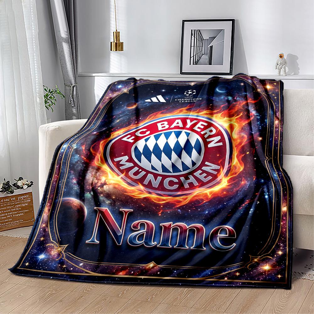 Denmark Football Dreams Customize Your Name Blanket Gift Customizable Blanket Durable Comfort Versatile for Couch Sofa Chair Office