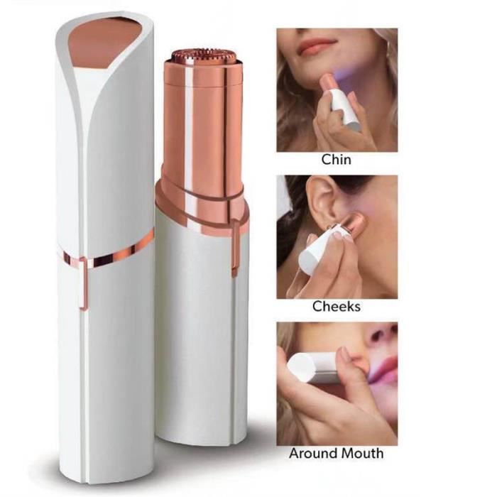 Impeccable Women Ladies Painless Face Body Hair Remover Electric Epilator Hair Lipstick