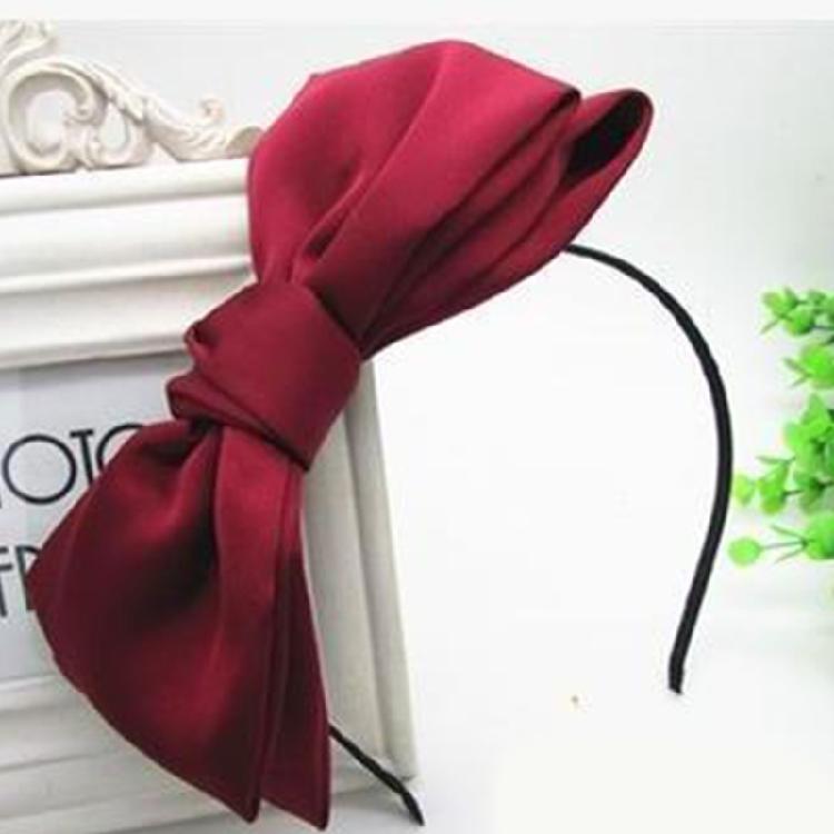Big Bow Headband Costume Headwear Evening Party Headdress Dress Up Accessories