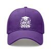 Graduation Baseball Cap - 2026 "I Did It!" Print Polyester Adjustable Breathable Casual Outdoor Sports Hat For Graduation Gift - Dad Hat