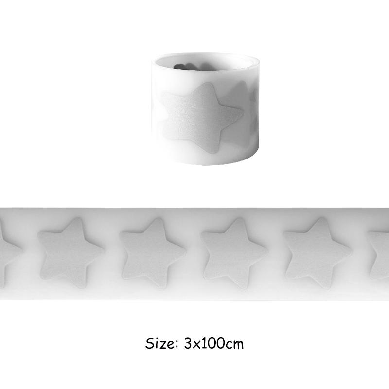 

Нашивки для шитья, светоотражающая лента со звездами, виниловая пленка, наклейки для одежды, обуви, Parches Ropa, DIY, термопресс, термонашивка 3X100 см 3x100cm