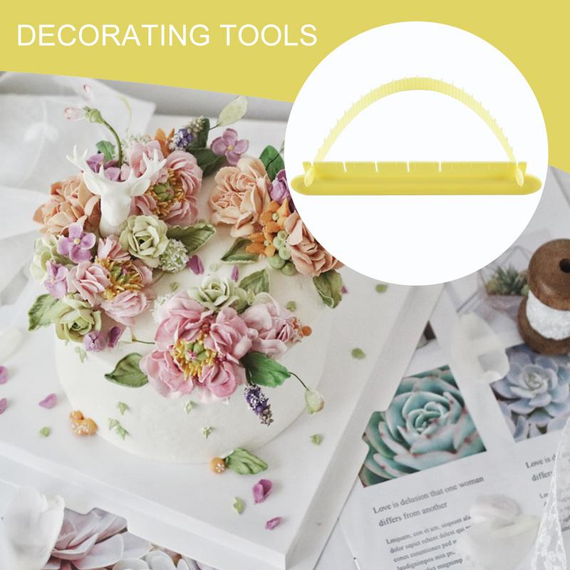 Fondant Cake Arc Decorating Aid Fondant Tool Rim Scale Baking Ruler Sugarcraft Lace DIY Bakeware Tableware Kitchen Tools