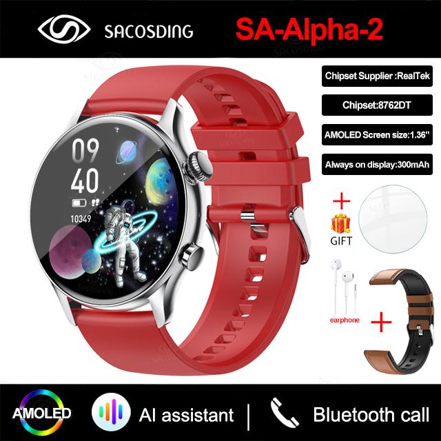 Nfc Bluetooth Anruf Damen Smartwatch Herren Amoled 390*390 Hd Bildschirm Always-On-Display Uhren Wasserdichte Smartwatch Für Xiaomi