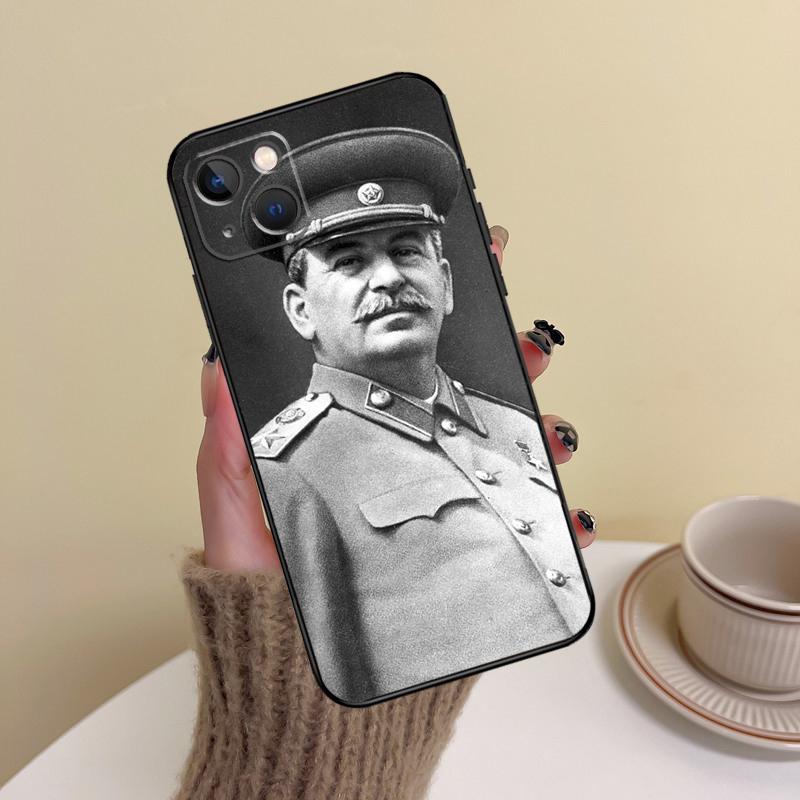 Russian Stalin Ussr Phone Case For iPhone 14 13 12 11 15 16 Pro Max 7 8 Plus X XR XS Max 12 13 Mini Cover Case