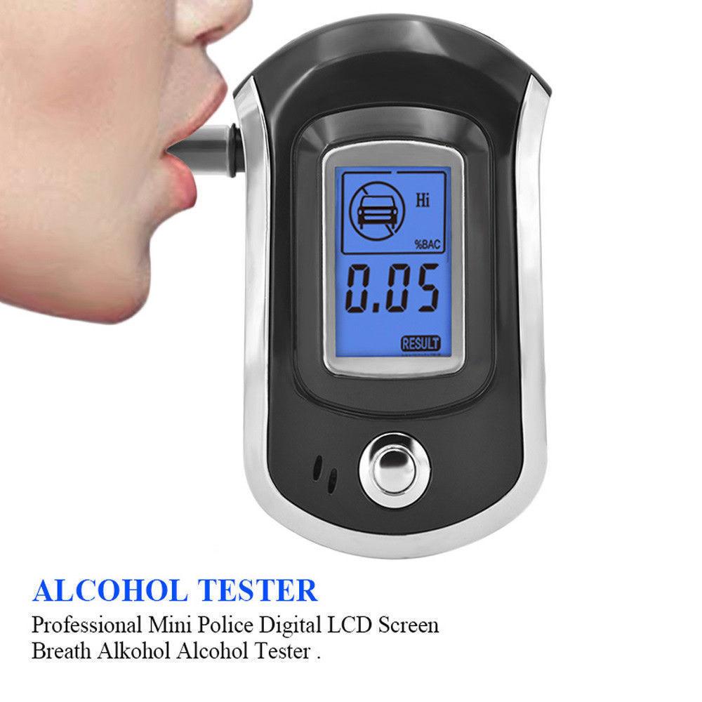 Portable Handheld Digital Breath Alcohol Tester LCD Breathalyzer Analyzer Detector