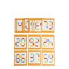 Wooden Number Battle Building Blocks Game - Children's Math Learning Toy for Number Matching and Color Sorting Interactive Play