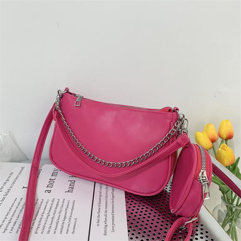 Trendy Black Small Square Bag For Women Stylish Minimalist Crossbody Retro Purse