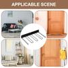 Wall Hanging Long Boots Holder Rack Space Saving Metal Wall Mount Shoes Rack Dust-Proof Short Boots Storage Boot Wall Rack