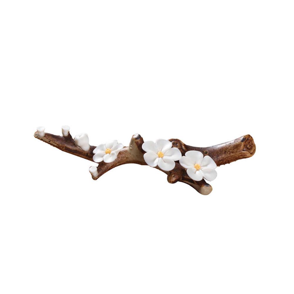 Ceramic Handmade Flower Plum Blossom Incense Holder, Pen Holder, Incense Holder, Decorative Ornament