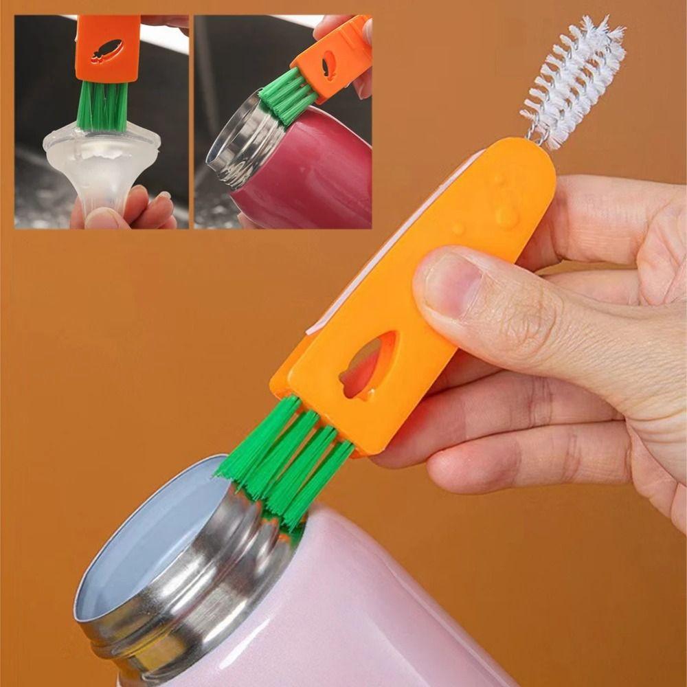 Multi-Functional Cup Crevice Cleaning Brush Bottle Cup Holder Cleaner Tumbler Cleaning
