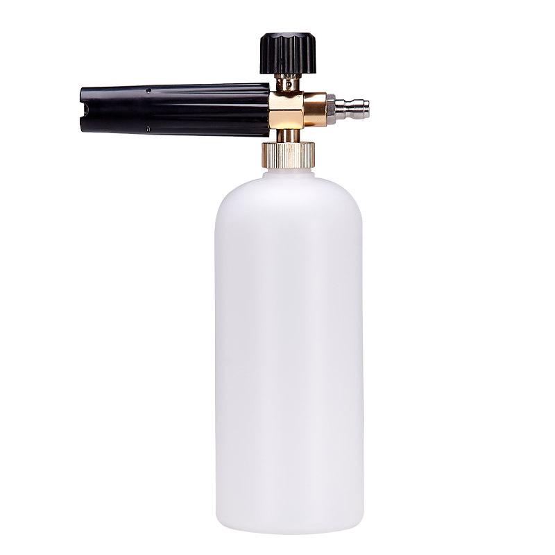 High-Pressure Car Wash Foam Gun with Brush and Snow Foam Attachment