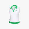 diadora Crosscoat Contrast Collar Sleeveless Ivory