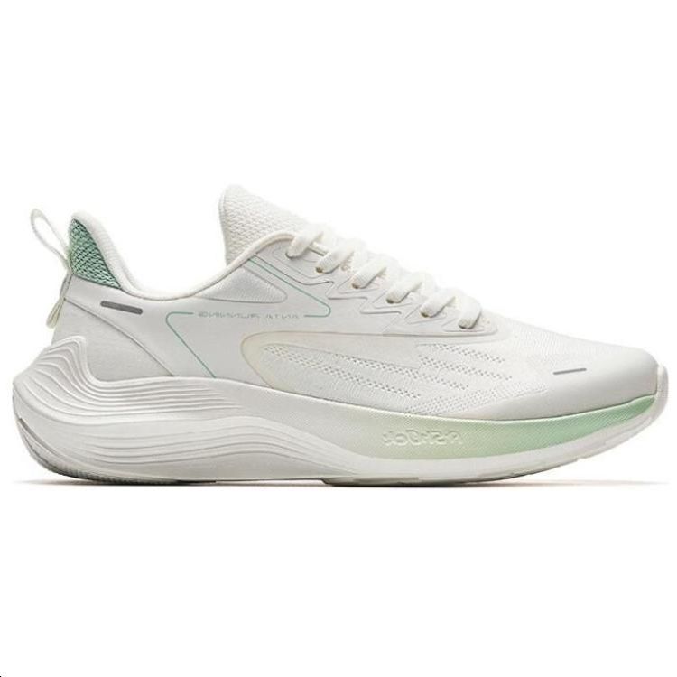 Anta New Poison Spike Non-Slip Low-Top Running Shoes Women sneaker White Green 922335580-1
