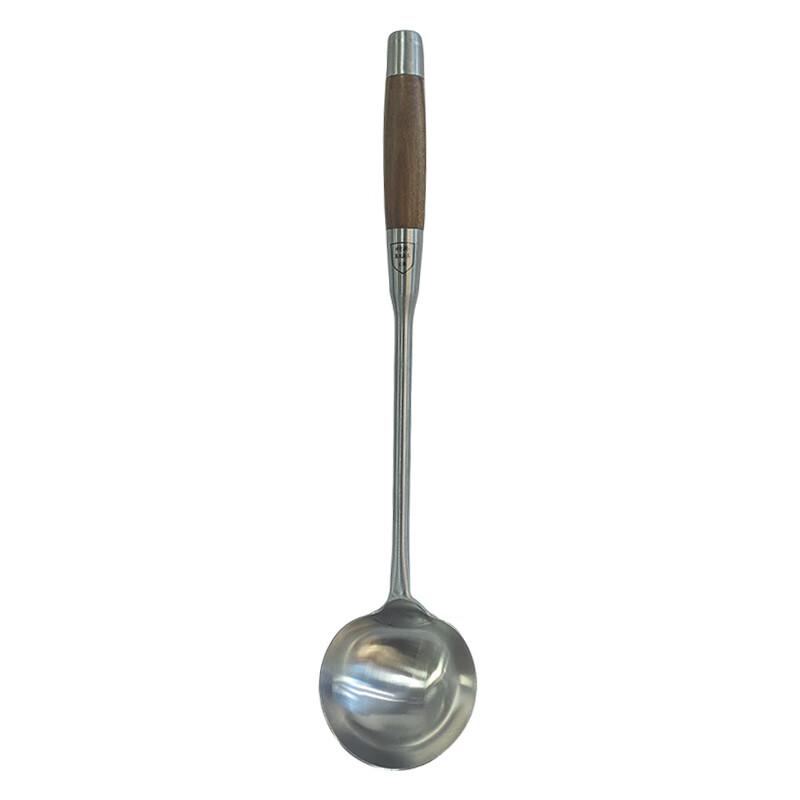 Ebony Handle Stainless Steel Cooking Spoon