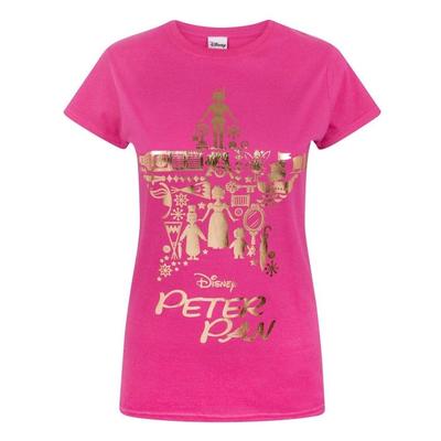 Disney Womens/Ladies Gold Foil T-Shirt