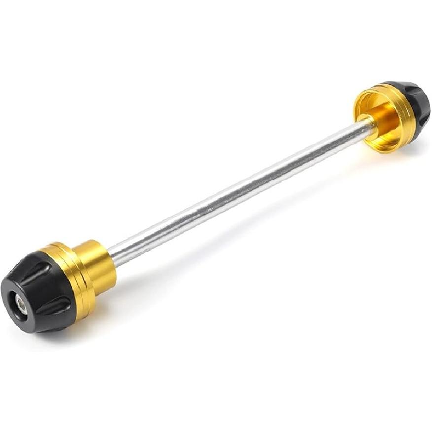 Moto Front Axle Fork Crash Slider Swingarm Spools Stand for Ducati 1199 1299 for Panigale V4 V2 for Multistrada 1200 (Color : Front Black)