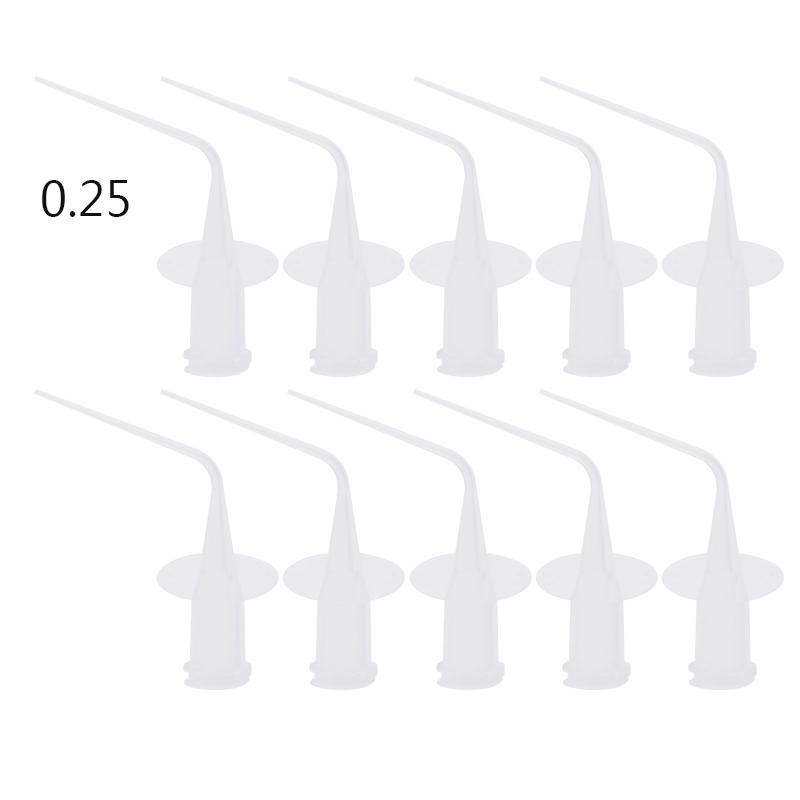 10Pcs Dental Syringe Disposable Delivery Tip Endo Irrigation Tips Butterfly Needles 0.25/0.35Mm Root Canal Needle Transparent